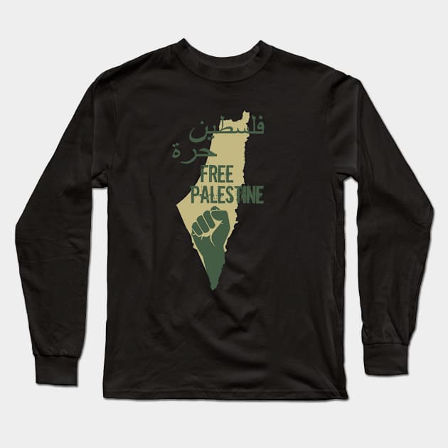 free palestine Long Sleeve T-Shirt by omitay